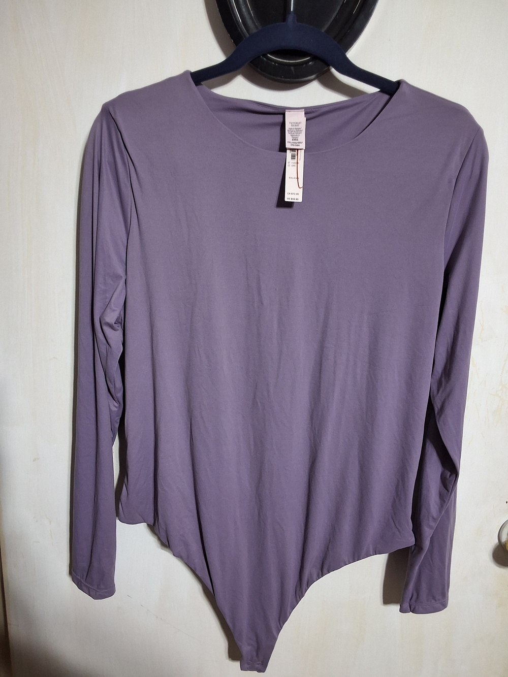 Victoria's Secret Lavender Long-Sleeve Bodysuit